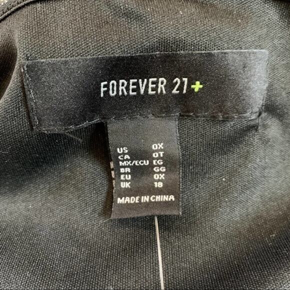 Forever 21 strapless corset top black with rhinestone accents. Padded cups Large - Picture 11 of 11